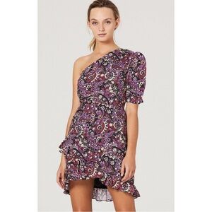 Stevie May Printed ANDROMEDA One Shoulder Dress